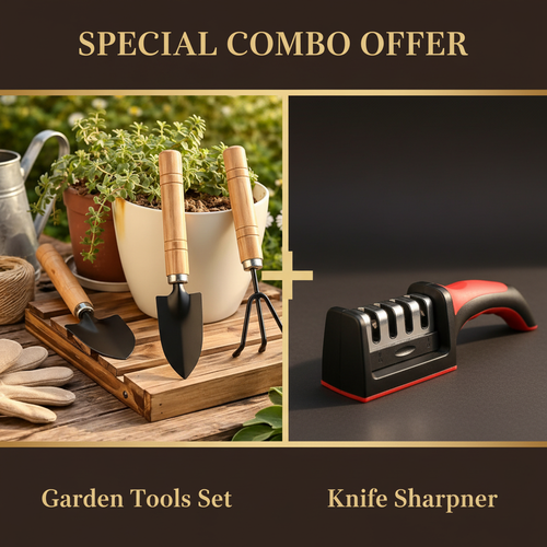 Special Combo Offer - Garden Tools + Knife Sharpener