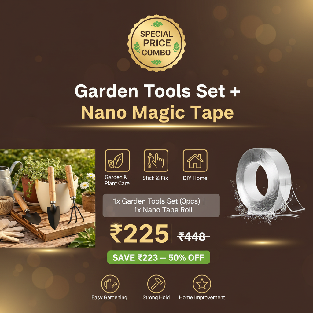 Special Price Combo - Garden Tools + Nano Magic Tape